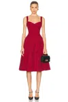 Mirror Palais Sleeveless Button Down Midi Dress In Rosebud