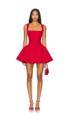 Mirror Palais The Ingã©nue Dress In Red