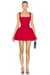 Mirror Palais Red 'the Ingenue' Minidress In Scarlet & Red