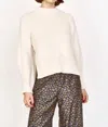 Mirth Aspen Open Side Pullover In Ivory In Multi