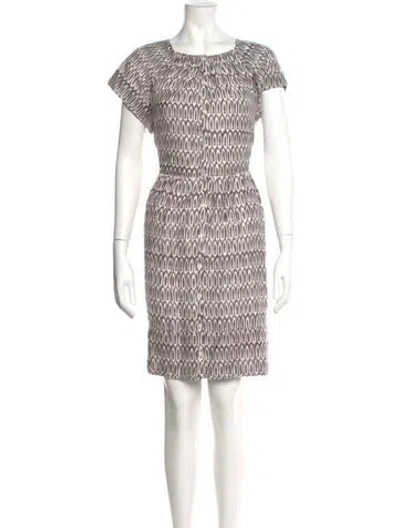 Pre-owned Mirth Caftans Printed Mini Dress W/ Tags In Multi