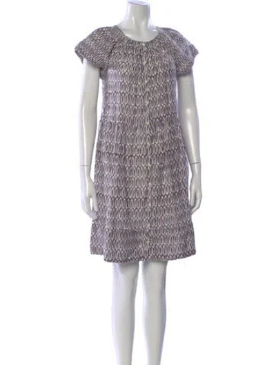 Pre-owned Mirth Caftans Striped Mini Dress In Multi