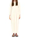 Mirth Curacao Canvas Dress In Bone In Beige