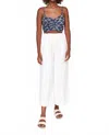 Mirth Deia Cotton Top In Lapis Shell In Blue