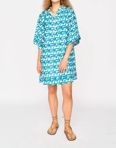 Mirth Faro Dress In Azure Popova In Pink