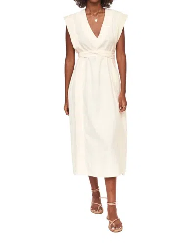 Mirth Laguna Dress In Parchment In White