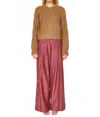 Mirth Lecce Wide Leg Pants In Dusty Mauve In Pink
