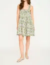 Mirth Monaco Short Dress In Lavender Bloom In Multi