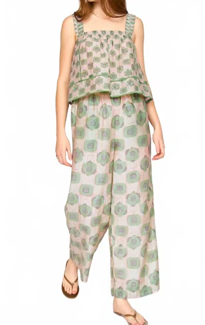 Mirth Monaco Square Neck Tank Top In Petite Stony Coeur In Multi