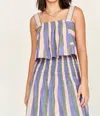 Mirth Monaco Tank Top In Carnival Stripe In Multi