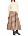 Mirth Moritz Embroidered Pullover Sweater In Alabaster In Neutral