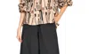 Mirth Petaluma Blouse In Sand Labyrinth In Multi