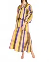 Mirth Silvertone Blouse In Citron Plaid In Multi