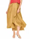 Mirth Singapore Maxi Skirt In Dijon In Yellow