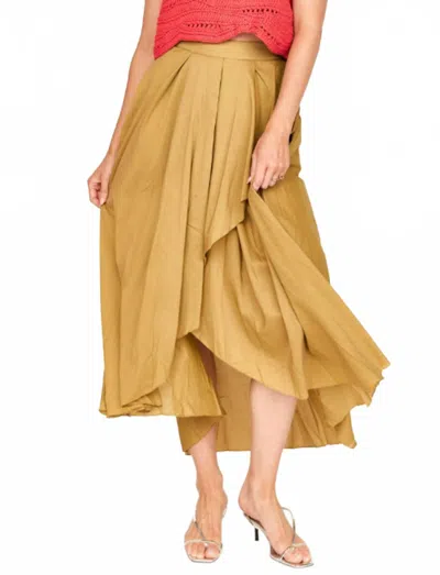 Mirth Singapore Maxi Skirt In Dijon In Yellow