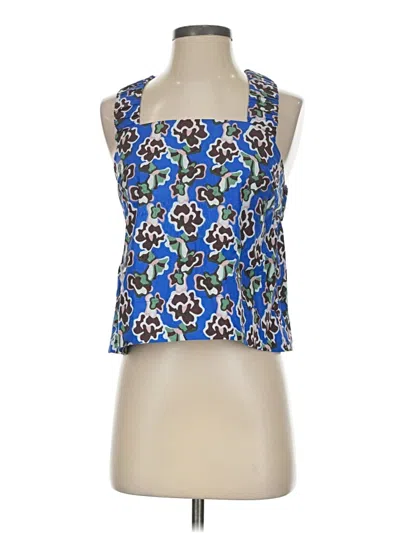 Pre-owned Mirth Sleeveless Blouse In Blue
