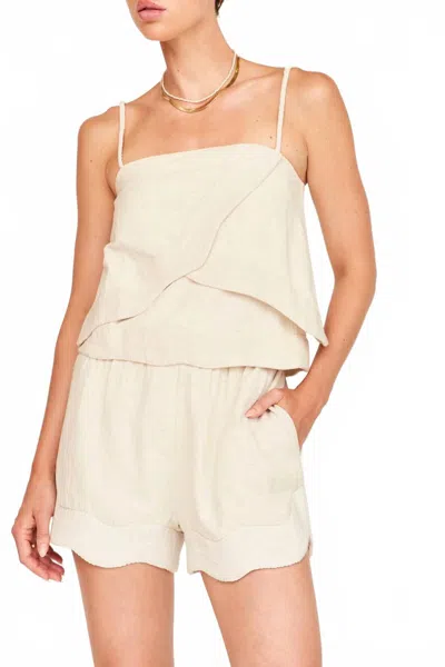 Mirth Track Short In Oat Fossil In Neutral