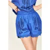 Mirth Track Shorts In Marine Lapis In Blue