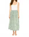 Mirth Verona Skirt In Kelp Minnow In Green