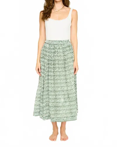 Mirth Verona Skirt In Kelp Minnow In Green