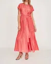 Mirth Vienna Maxi Dress In Coral In Pink