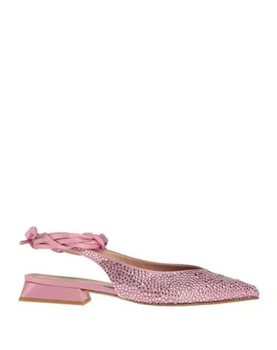 Mirtilla Woman Ballet Flats Pink Size 7 Textile Fibers
