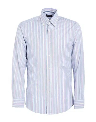 Mirto Man Shirt Blue Size L Cotton