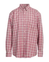 Mirto Man Shirt Red Size 7 Cotton
