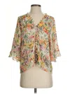 Misa 3/4 Sleeve Blouse In Multi