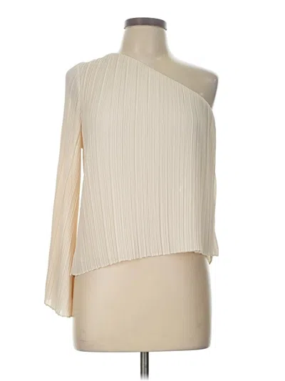 Pre-owned Misa 3/4 Sleeve Blouse In White