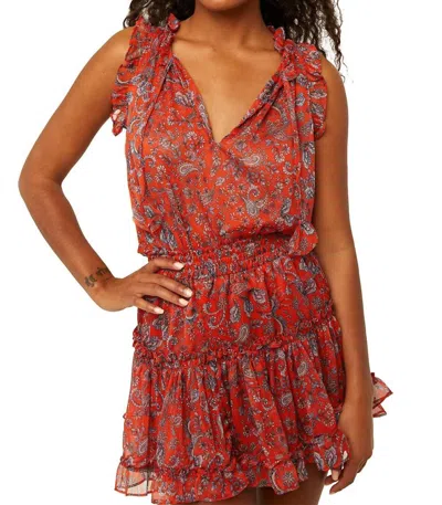 Misa Abril Top In Aranciatta Paisley In Multi
