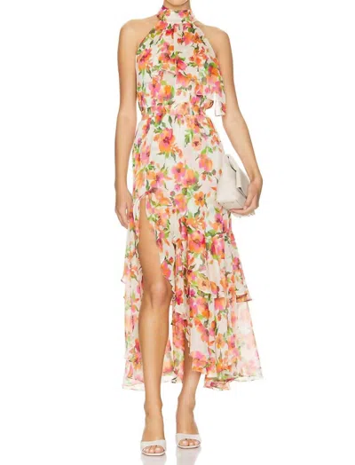 Misa Aneva Dress In Palmarei Blooms In Multi
