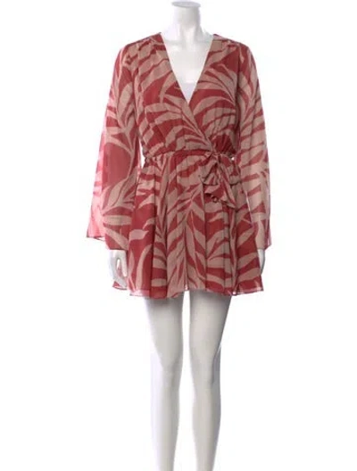 Pre-owned Misa Animal Print Mini Dress W/ Tags In Multi