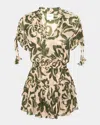 Misa Becca Mini Dress In Green