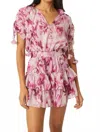 Misa Becca Mini Dress In La Vie En Rose In Multi