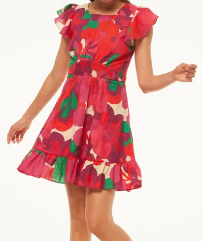 Misa Belinda Dress In Flora Rosada In Multi