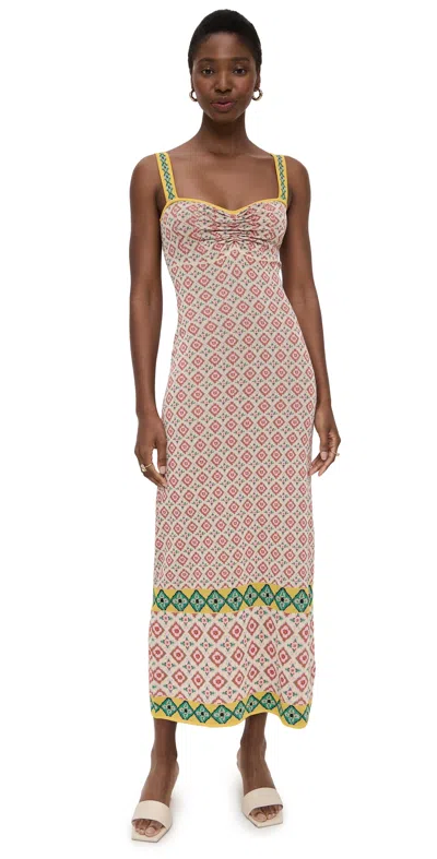 Misa Bessie Dress Floral Block
