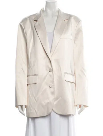 Pre-owned Misa Blazer In Neutral
