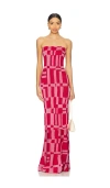Misa Candice Dress In Pink