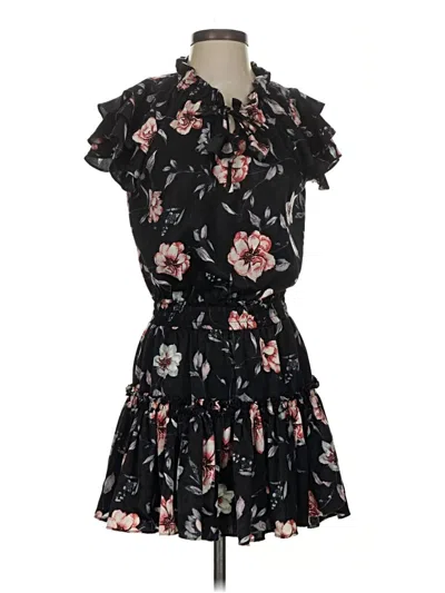 Pre-owned Misa Casual Dress In Black