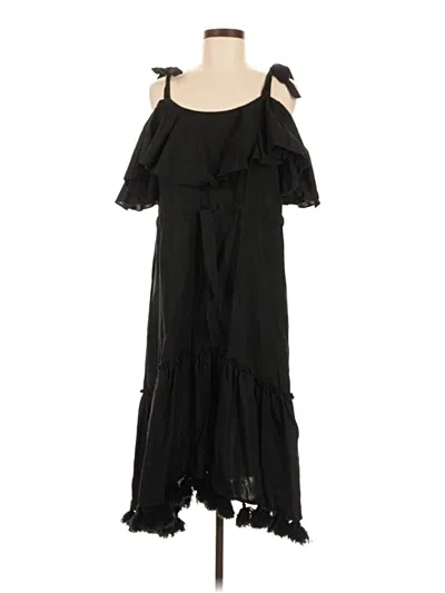 Pre-owned Misa Casual Dress In Black