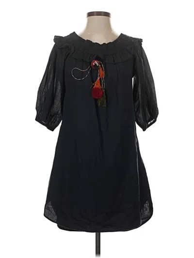 Pre-owned Misa Casual Dress In Black