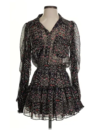 Pre-owned Misa Casual Dress In Black