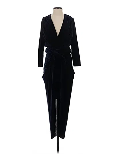 Pre-owned Misa Casual Dress In Black