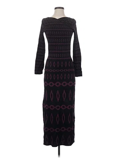 Pre-owned Misa Casual Dress In Black