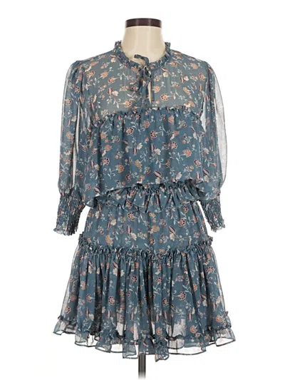 Pre-owned Misa Casual Dress In Blue