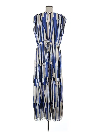 Pre-owned Misa Casual Dress In Blue