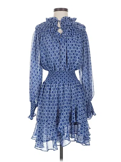 Pre-owned Misa Casual Dress In Blue