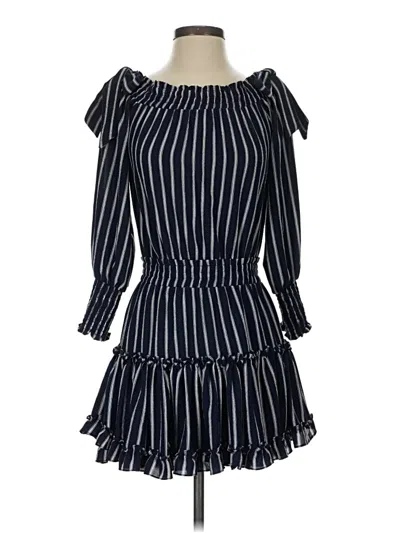 Pre-owned Misa Casual Dress In Blue