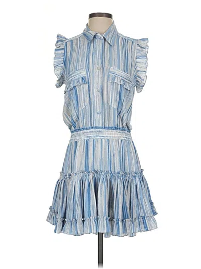 Pre-owned Misa Casual Dress In Blue